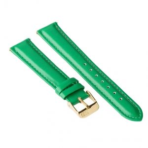 Correa de reloj ZIZ (verde esmeralda, dorado) (4700081)