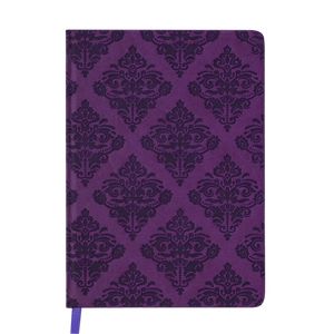 Diary undated CASTELLO, A5, 288 pages, wine purple