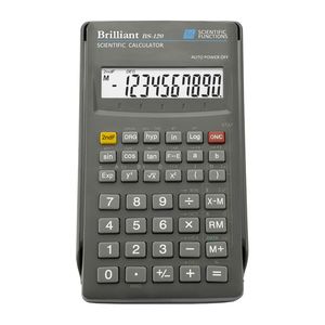 Kalkulator inżynieryjny Brilliant BS-120, 10+2 cyfr, 56 funkcji