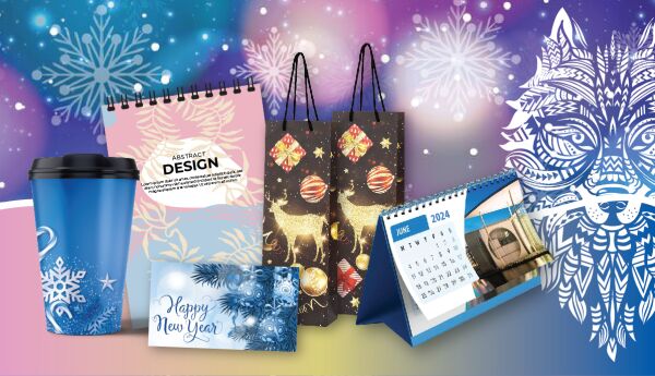 Top 5 New Year's printing products: secrets of bright advertising and successful gifts!