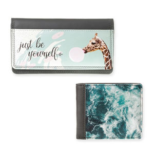 Wallets with prints