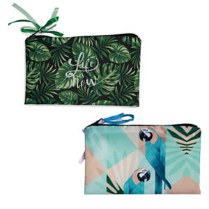 Cosmetic bags with prints