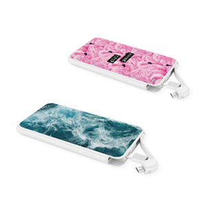 Power banks with prints
