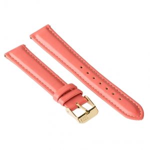 Watch strap ZIZ (strawberry - coral, gold) (4700077)