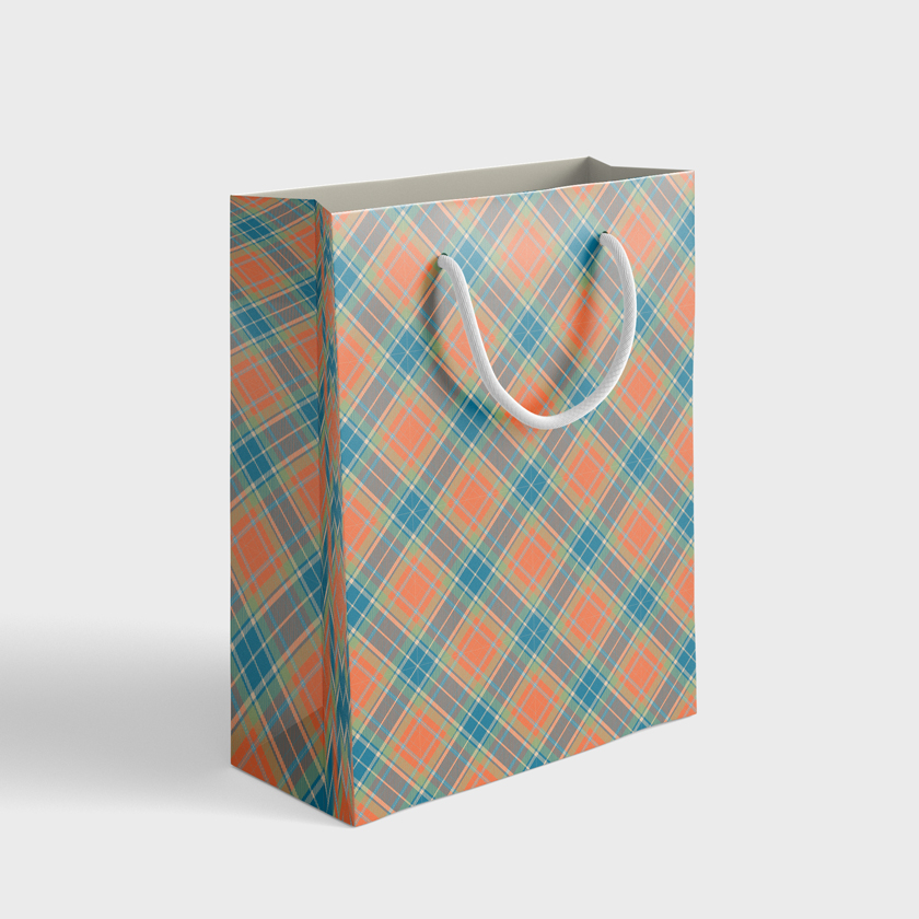Gift bags. A4 (350×240×90) Men's pattern (WL 03.21-5-9-5)