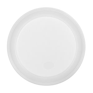 Тарелка десертная одноразовая, d-165 мм, белая, 1-секция, 4 г, 100 шт