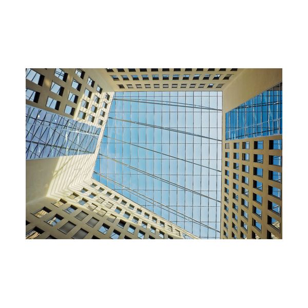 Gemälde 300x200 mm „Wolkenkratzer“