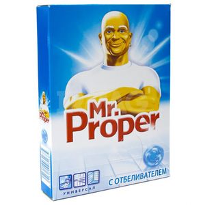 Cleaning powder "MR. PROPER", 400 g, with whitening effect