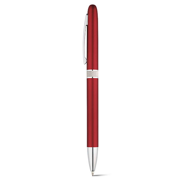 Ручка пластикова 'Lena', червоний металік