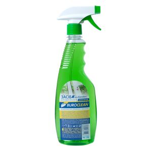 Glass cleaner with spray Buroclean 500 ml green apple
