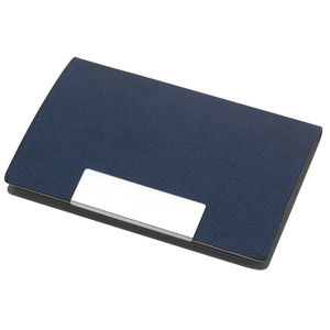 Porte-cartes de visite de poche, bleu foncé