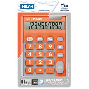 Kalkulator 10-cyfrowy, DUO, pomarańczowy
