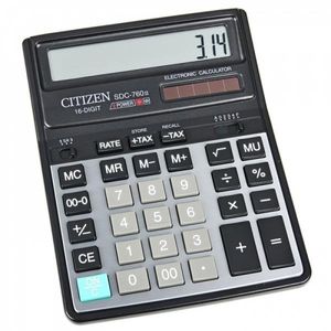 Калькулятор Citizen SDC-760, 16 разрядов 15268
