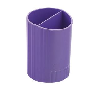 SFERIK writing utensil cup, round, 2 compartments, purple