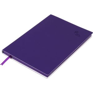 Business notebook TOUCH ME A5, 96 sheets, clean, artificial leather cover, purple