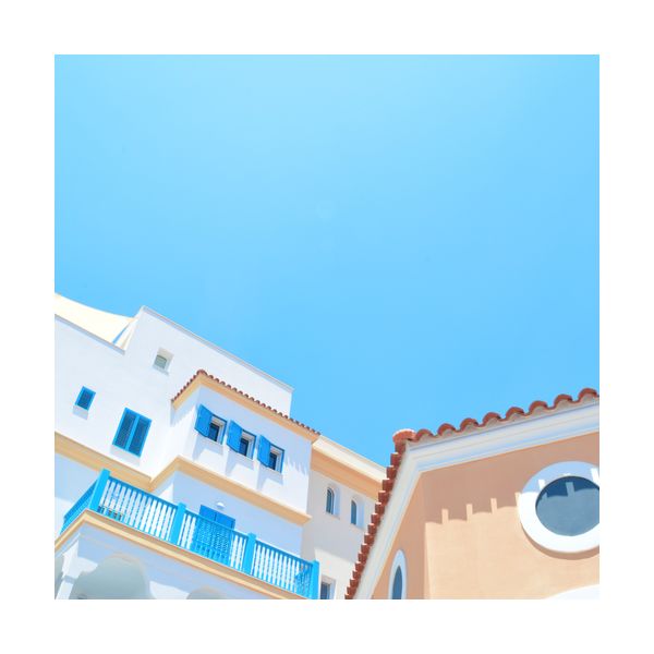 Painting 300x300 mm "Blue sky"