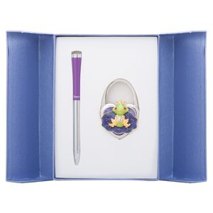 Geschenkset „Märchen“: Griff (W) + Haken für Taschen, violett.