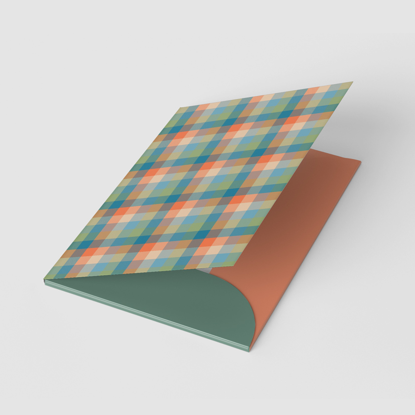 Cardboard folder 484x377 mm. Men's pattern (WL 03.21-22-9-9)