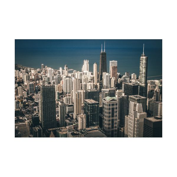 Gemälde 300x200 mm „Stadtlandschaft“