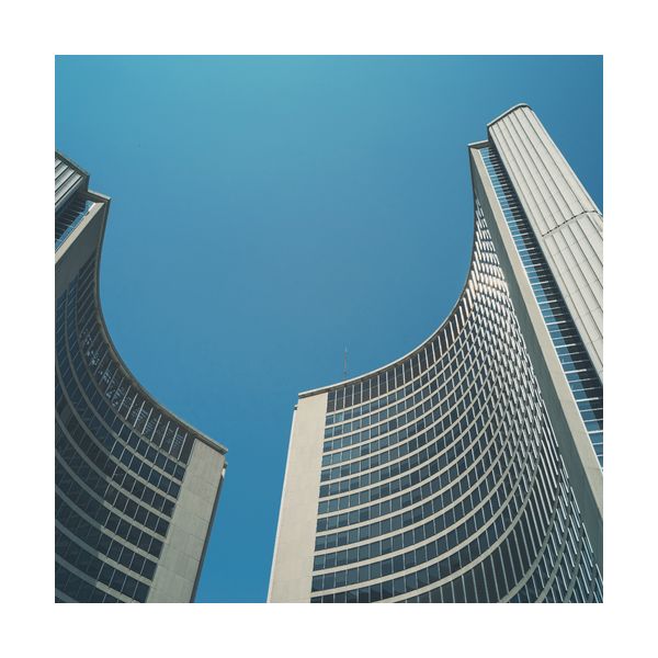 Gemälde 300x300 mm „Toronto City Hall“