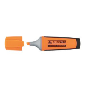 Текст-маркер флуоресцентный с резиновыми вставками, оранжевый 15645