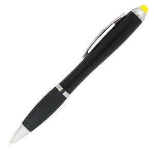 Ручка шариковая RIA со светящимся логотипом и стилусом 27294