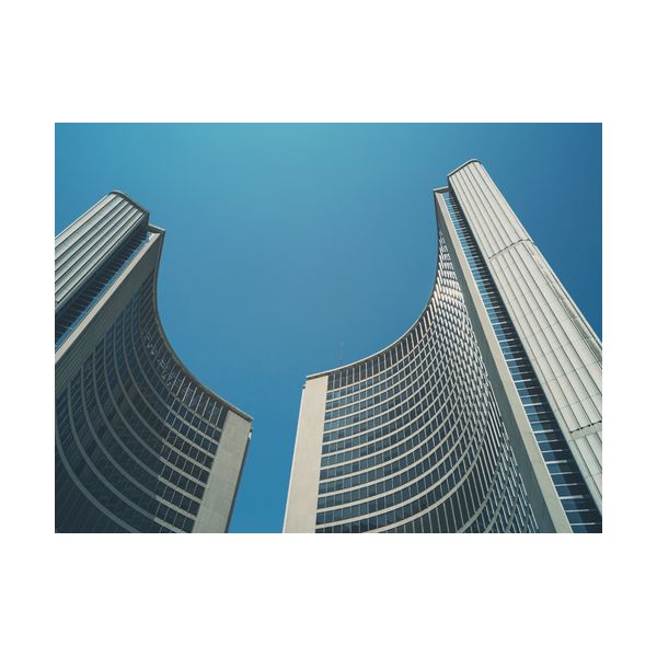 Dipinto 400x300 mm "Municipio di Toronto"