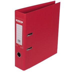 Grabador de doble cara "ELITE" BUROMAX, A4, ancho de extremo 70 mm, rojo