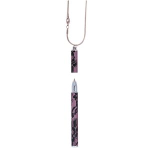 Kugelschreiber „Lace“ mit Kette 70cm, rosa