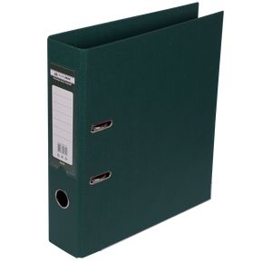 Double-sided recorder "ELITE" BUROMAX, A4, end width 70 mm, dark green