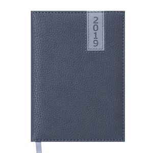 Diary dated 2019 VERTICAL, A6, 336 pages, gray