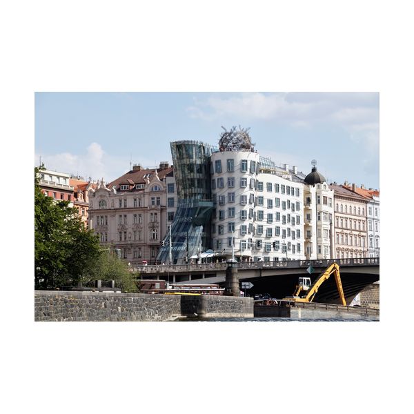 Painting 300x200 mm "Dancing House"