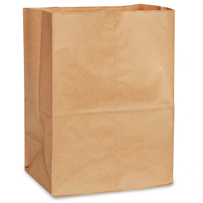 Paper bags, 330x160x350 mm, 50 pcs, brown kraft