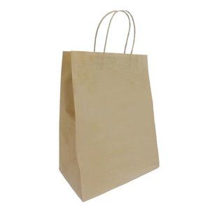 Tasche mit Henkeln, handwerklich, 120 g/m², 400*130*320 mm
