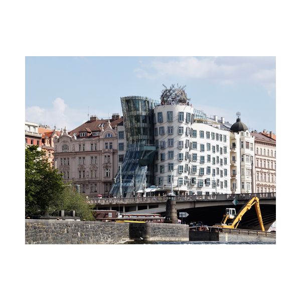 Painting 400x300 mm "Dancing House"