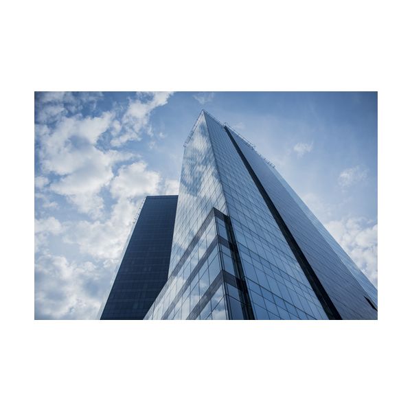 Gemälde 300x200 mm „Wolkenkratzer“