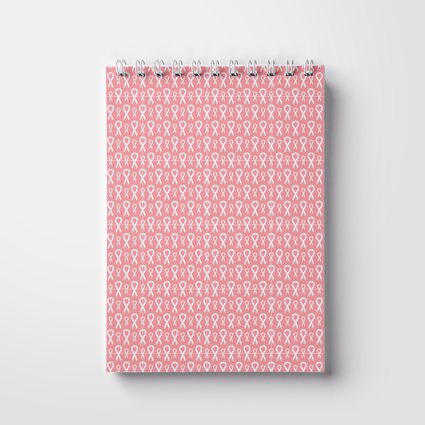Notebook A5, 50 pages; on a spring. Women's pattern (WL 04.21-16-8-7)
