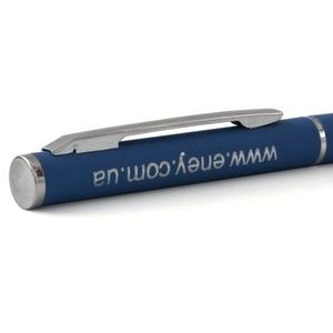 Ручка металева LUNA, зеркальний лого 27448