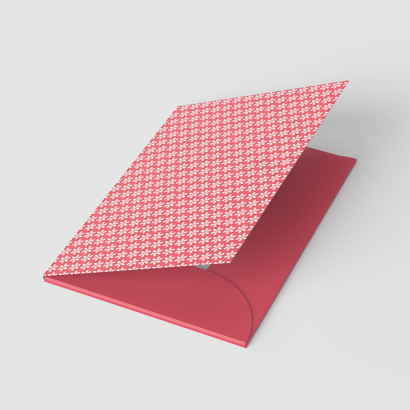 Cardboard folder 484x377 mm. Women's pattern (WL 03.21-22-8-5)