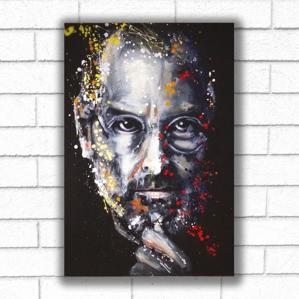 Gemälde „Steve Jobs“, 400x600 mm