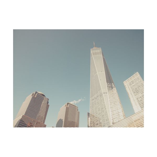 Gemälde 400x300 mm „Wolkenkratzer“