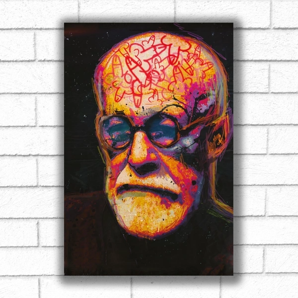 Gemälde „Sigmund Freud“, 400x600 mm