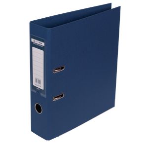 Grabador de doble cara "ELITE" BUROMAX, A4, ancho de extremo 70 mm, azul oscuro