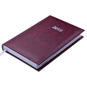 Ежедневник датированный 2019 BASE(Miradur), A6, 336 стр., бордовый 15481