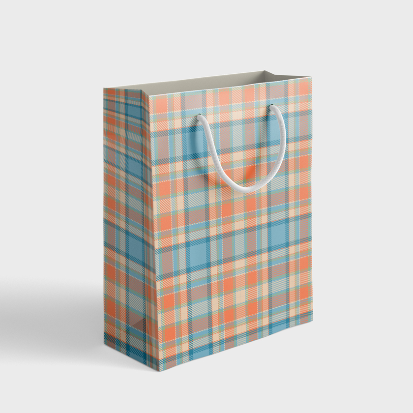 Gift bags. A4 (350×240×90) Men's pattern (WL 03.21-5-9-12)