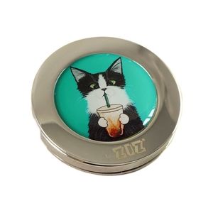 Uchwyt na torebkę „Kot ze szklanką” (28030)