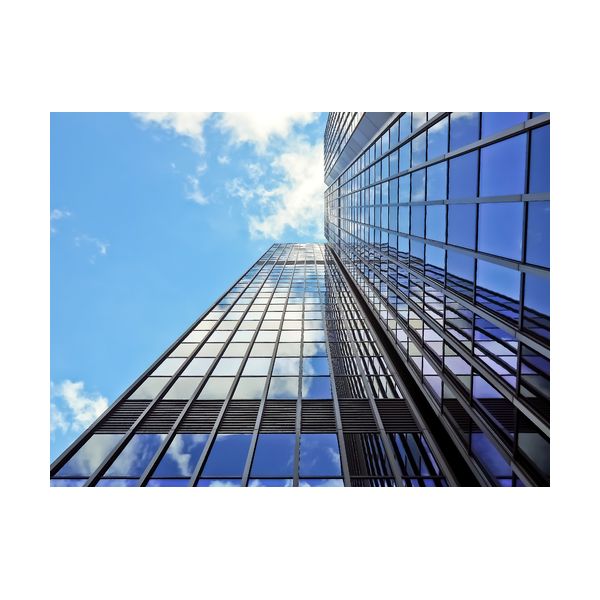 Gemälde 400x300 mm „Wolkenkratzer“
