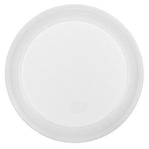 Тарелка одноразовая, d-205 мм, белая, 1-секция, 5,5-6 г, 100 шт