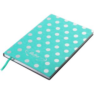 Business notebook RELAX A5, 96 sheets, line, artificial leather cover, mint