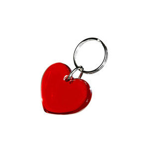 Schlüsselanhänger 'Herz' rot